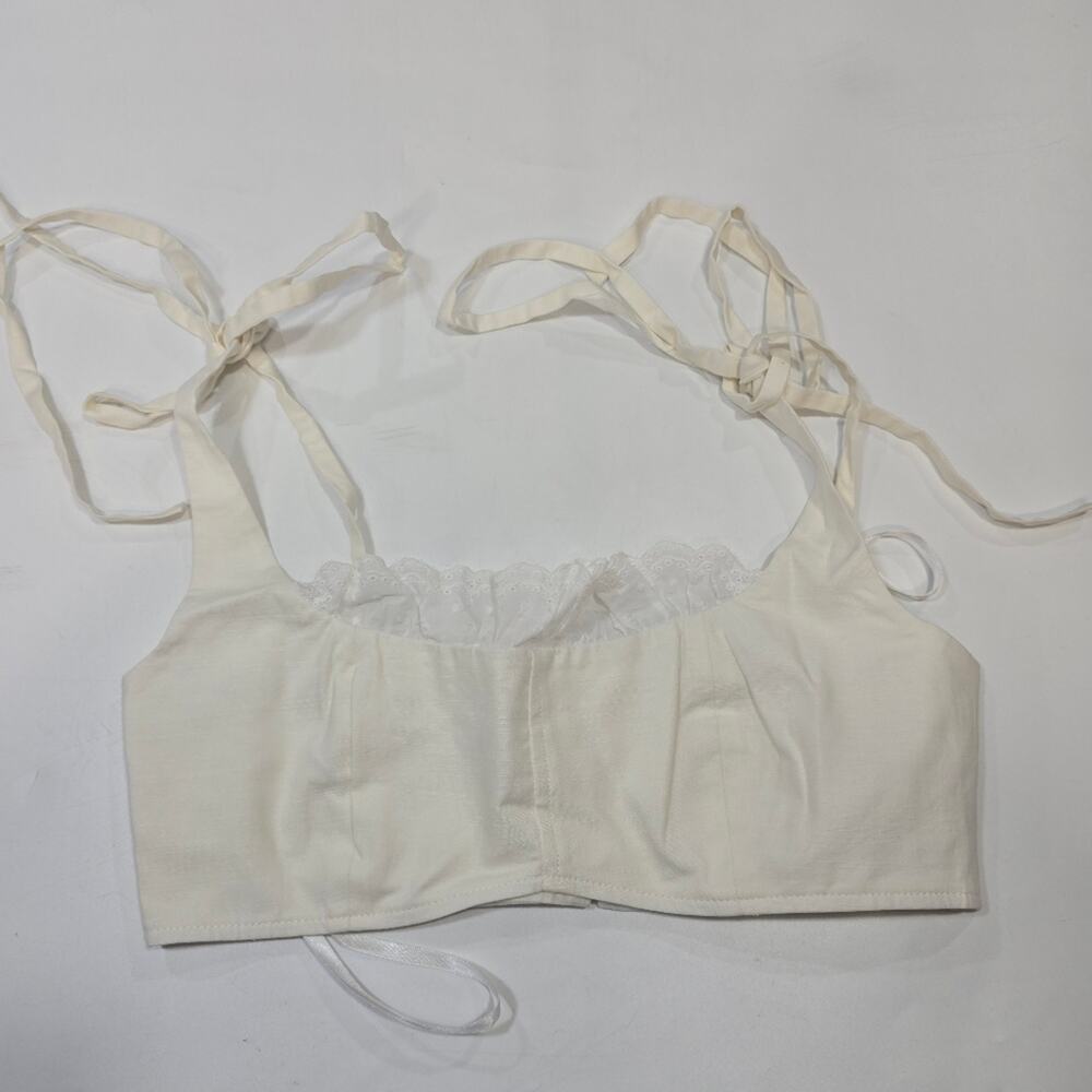 LPA Gina Corset Top in Ivory Small - Picture 2 of 12